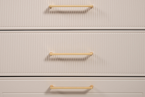 Гостиная Ричфорд композиция 2 с карнизами, кашемир 5981 BS, моно керамика D166-2 ПВХ, белый PE шагрень (собирается на любую сторону)